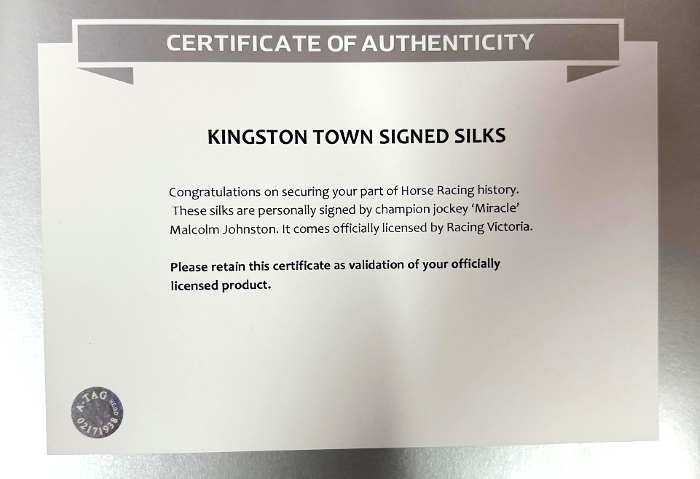 1. Malcolm Johnson Kingston Town COA