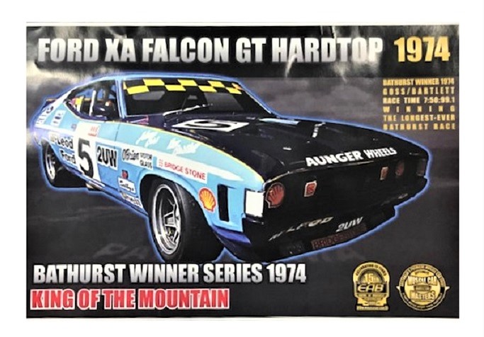 Ford Merchandise Memorabilia Flag Banner 1974 Ford Falcon
