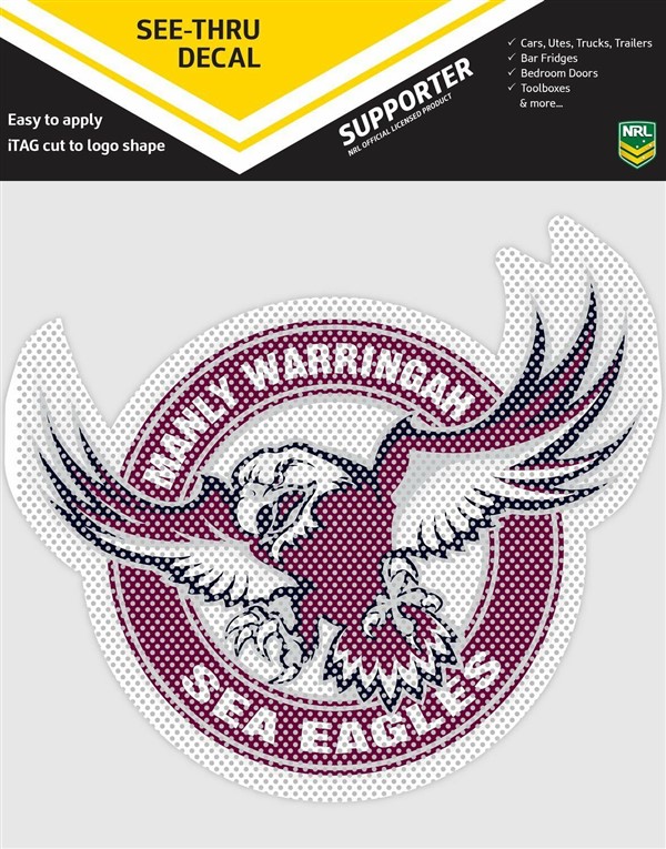 SET OF 4 COLLECTABLE MANLY SEA EAGLES 2011 PREMIERS LOGO STICKERS $55.96 